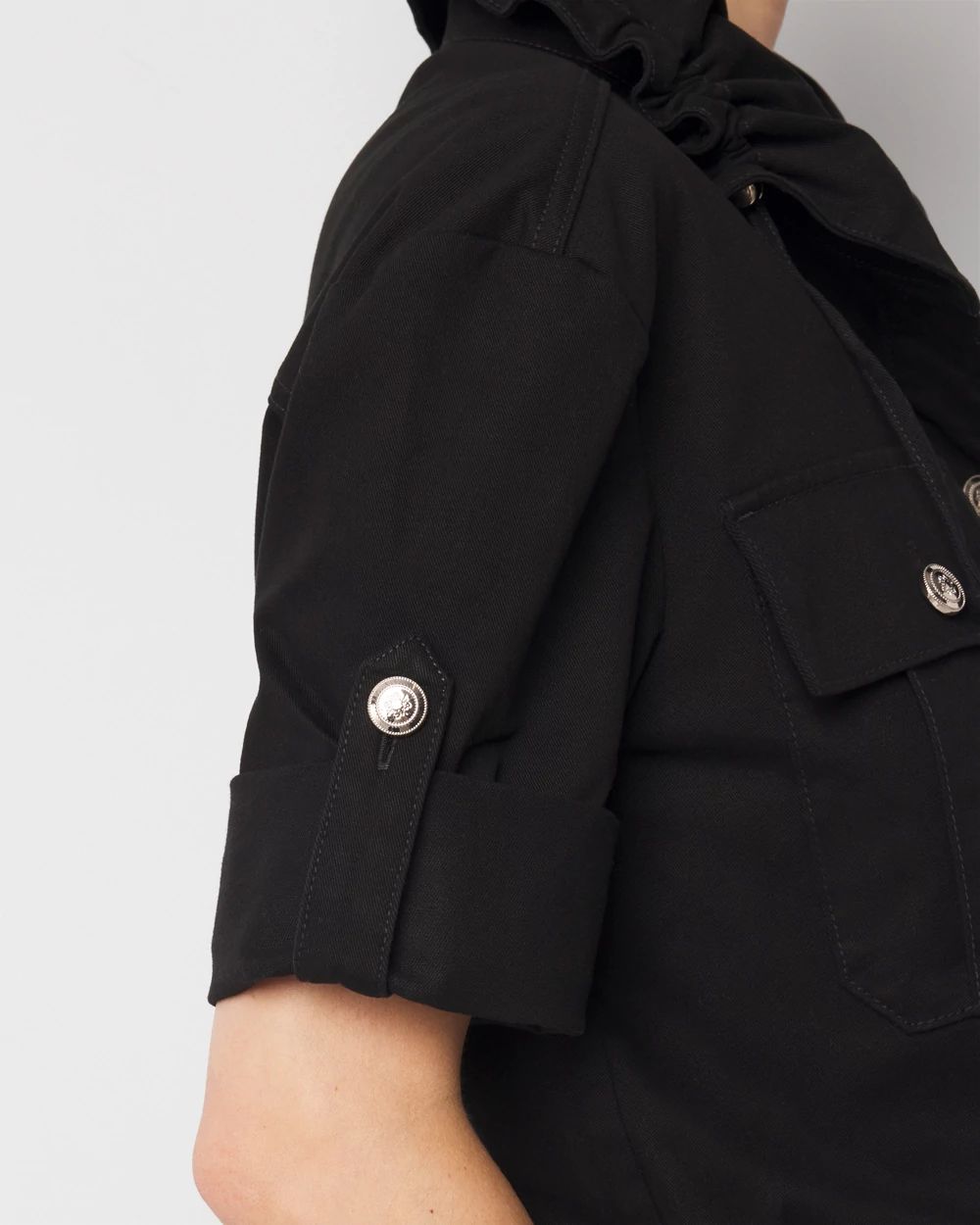 Short-Sleeve Pret Relaxed Utility Jacket