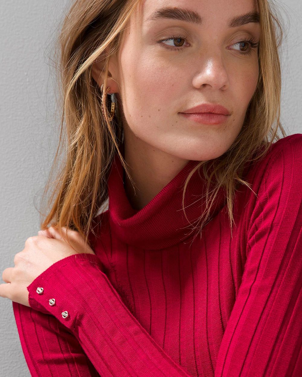 Long Sleeve Ribbed Turtleneck