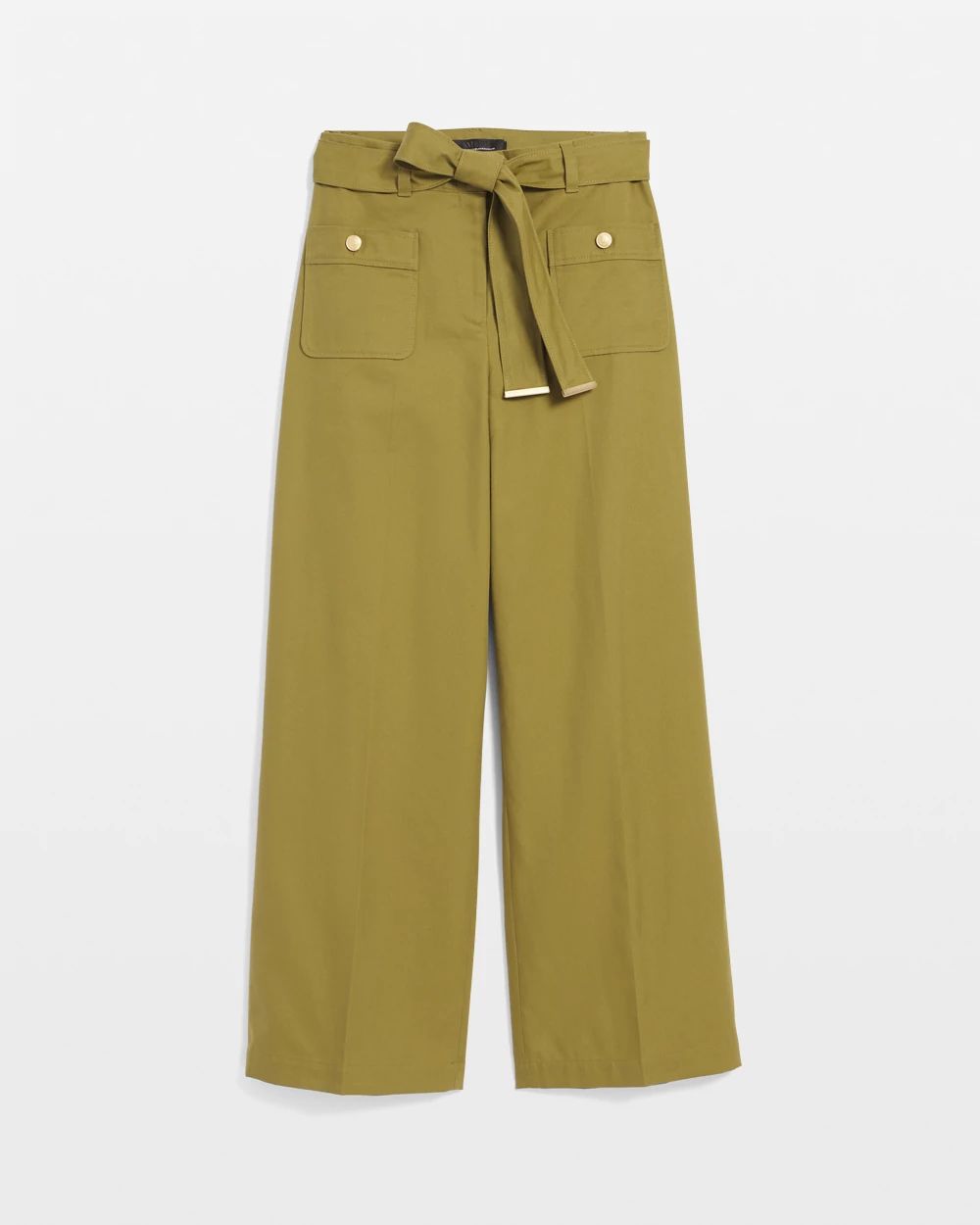 Everyday Wide-Leg Cropped Pant