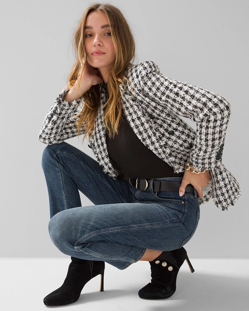 WHBM FORME™ All Ways Stretch Elbow-Sleeve Bodysuit