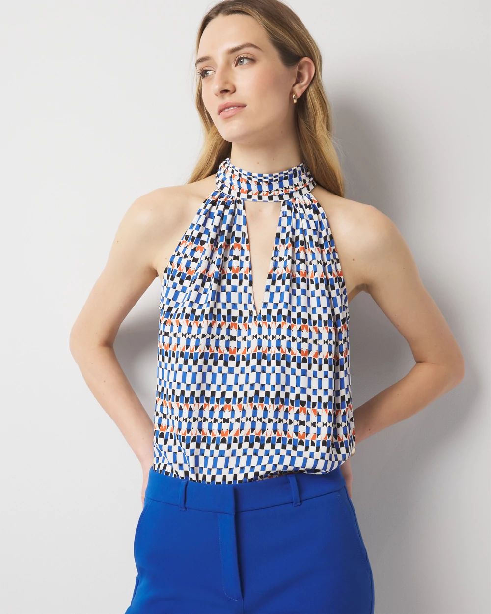 Cut Out Tie-Neck Halter