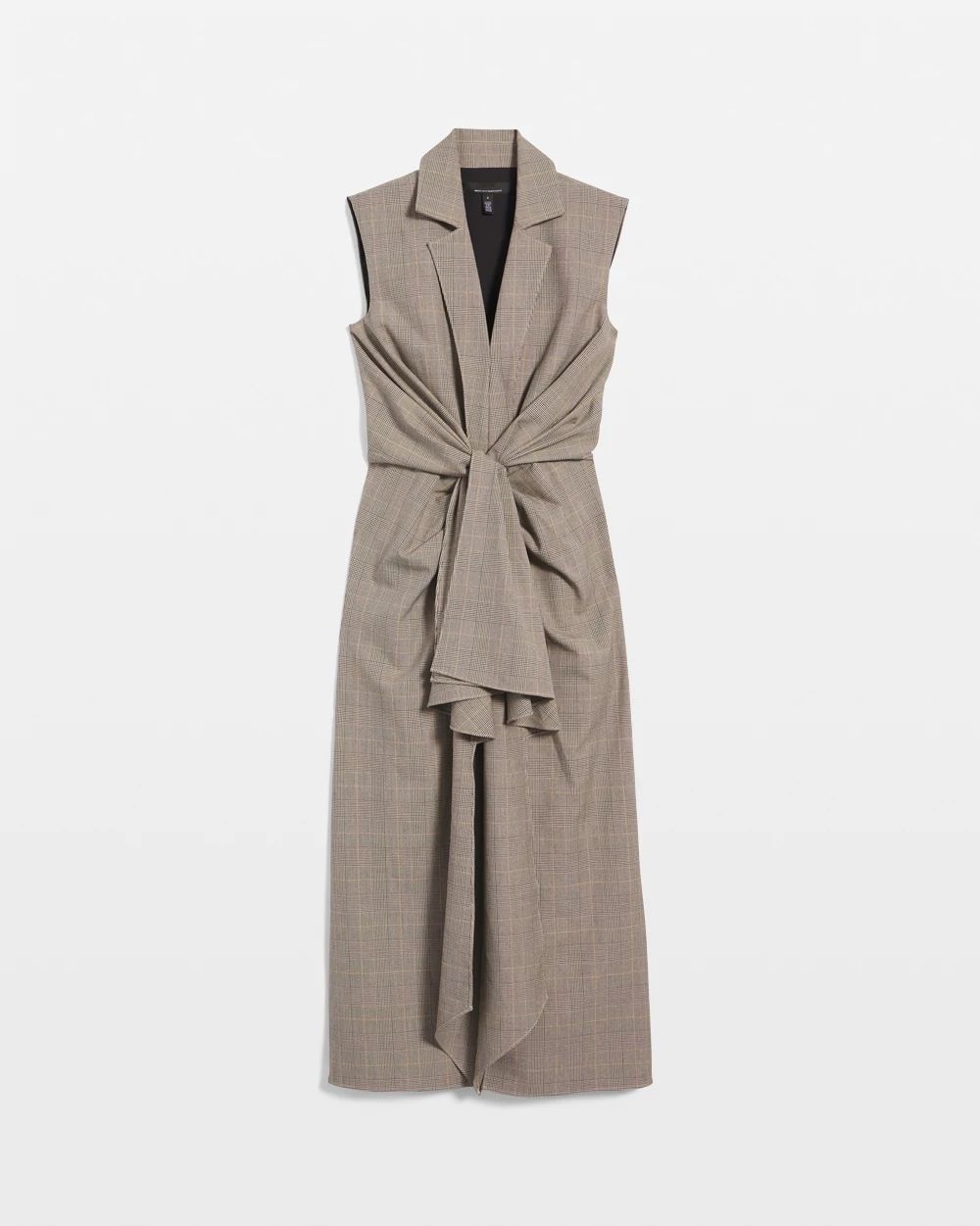 Blazer Faux Wrap Midi Dress