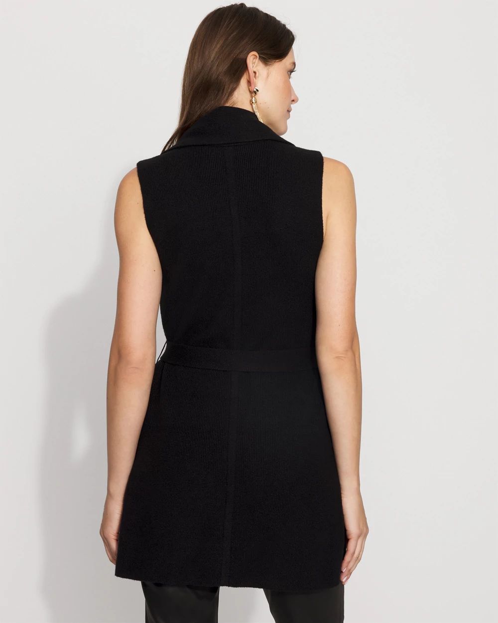 Tie-Waist Sweater Vest